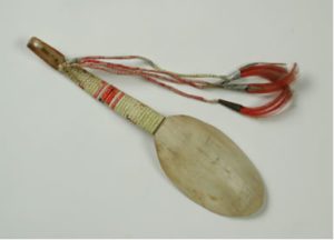 Northern Arapaho horn spoon. WHC 2000.17.12